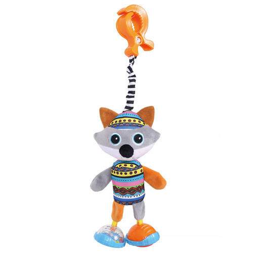 WF218 BIBA TOYS Игрушка-подвеска на прищепке Волчонок Хати, 36*12 см