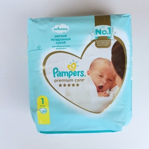 Подгузники дет.однораз. Pampers Premium Care (Newborn) 20шт