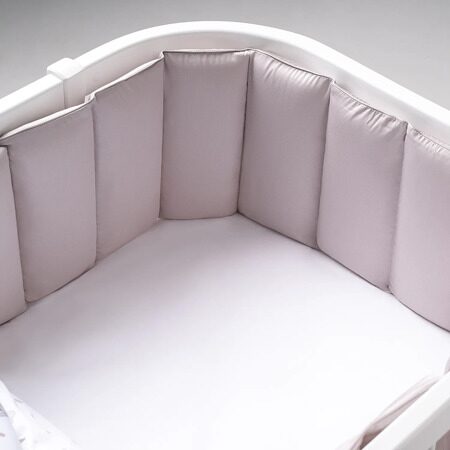 Защита для детской кроватки (фенс-бортик) "Sateen Collection" т.з.Perina, арт. ФБ-1.03.16 (Серый) (страна пр-ва: РБ)