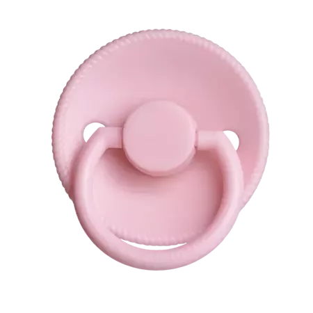 Пустышка латекс, S (0-6 мес), Baby pink