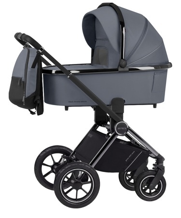 Коляска 2 В 1 Carrello  Ultimo 2023 Cool Grey надувные колеса
