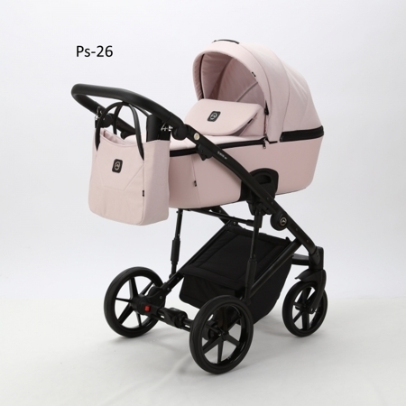 Коляска детская ADAMEX Mobi PS-26 LUX (розовый)