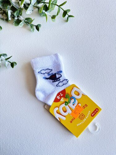 НОСКИ ДЕТСКИЕ 3081 БРЕСТСКИЕ BABY (рисунок), р. 7-8 рис.669 БЕЛЫЙ, 14С3081