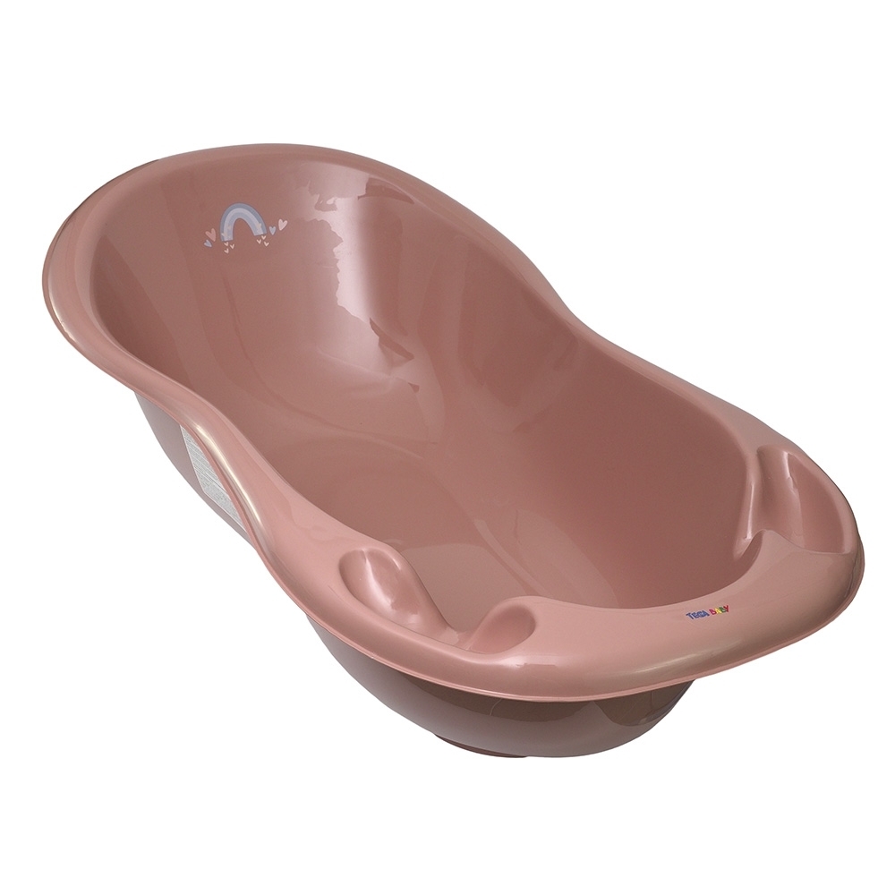 Ванна детская METEO 102 (со сливом) (Tega) (розовый)