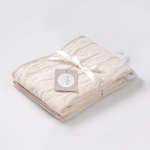 Плед детский "Soft Cotton" т.м.Perina, арт. ПЛ-02.4 (Бежевый, р-р 110х80см) (страна пр-ва: РБ)