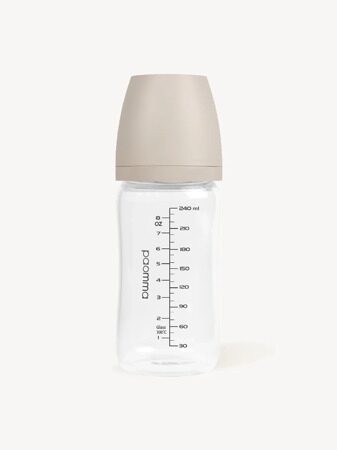 Стеклянная бутылочка 240 ml 6-18 мес., Almond milk
