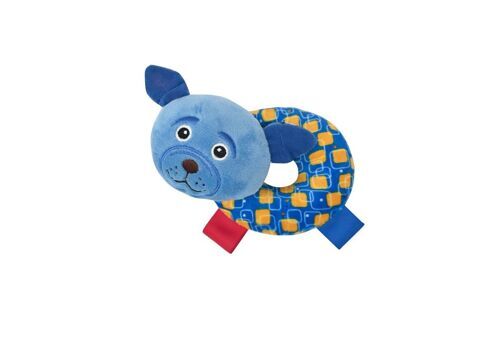 Погремушка пончик LORELLI :Синяя собачка арт.10191340004