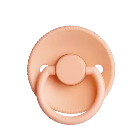 Пустышка латекс, S (0-6 мес), peach