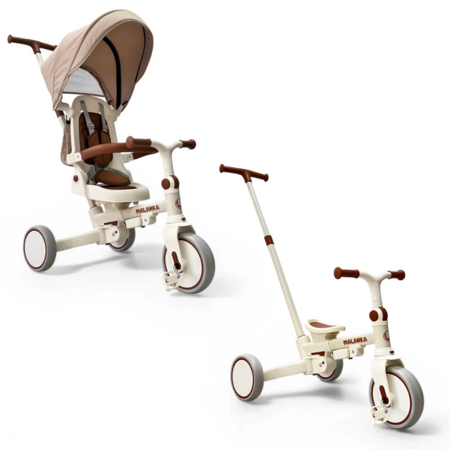 Игрушка детская велосипед трехколесный Malanka арт BG211-1 цвет Бежевый
