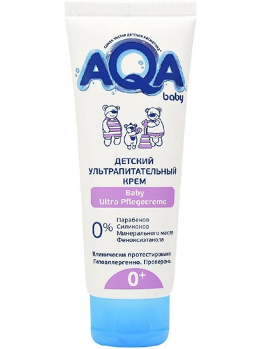 AQA baby Детский ультрапитательный крем, 75 мл Арт.02012112