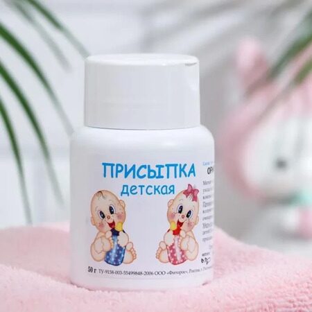 Мята присыпка детская 50г/фл